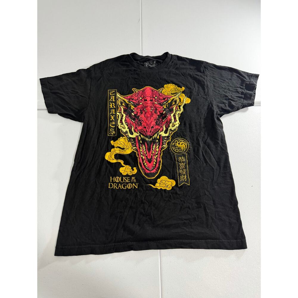 House Of Dragon Black T Shirt Size Large